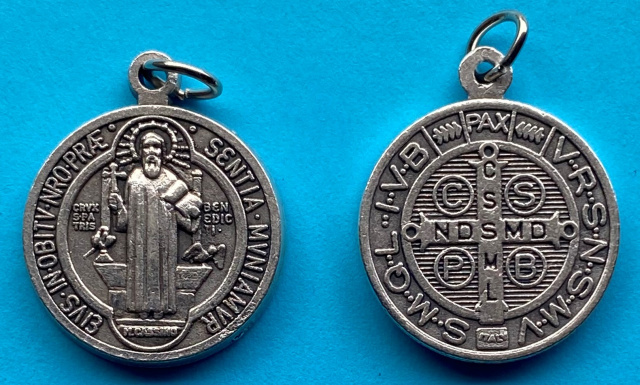 Big Italian Round St Benedict Medals