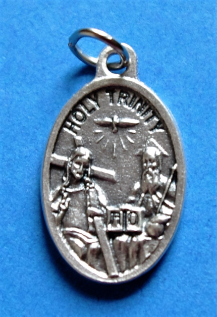 Traditional Catholic Saint Medal - Miraculous Medal - Trinity