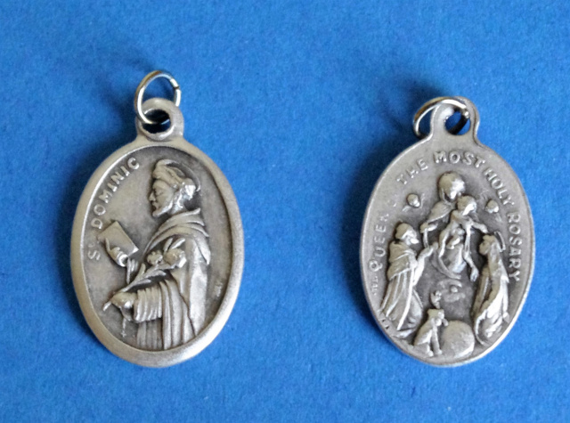 St Dominic Savio Rosary Mini-Medal/Choice of Silver/Bronze/Antique Gold 