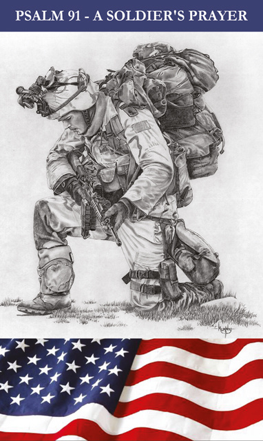 Prayer for Troops Card